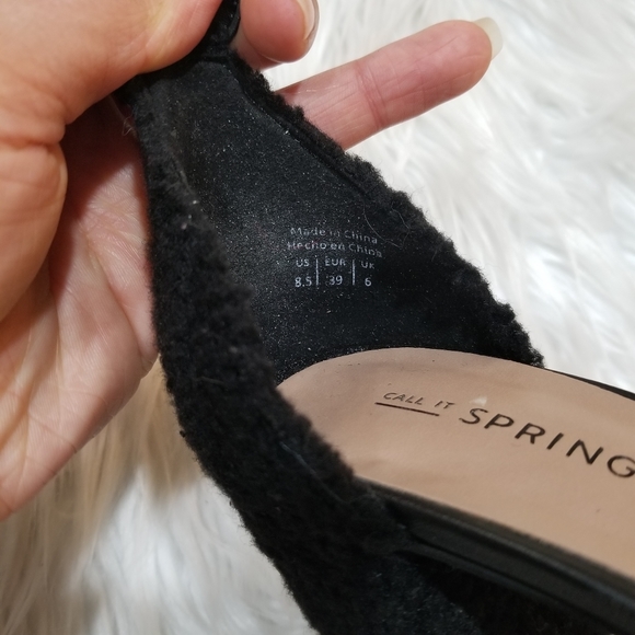 Call It Spring Black Chunky Heel Open Toe Sandals Adjustable Ankle Straps.8.5 - Picture 17 of 17